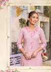 Crazy Vol 6 By AF Knot Work Viscose Rayon Designer Kurtis Wholesale Price In Surat	